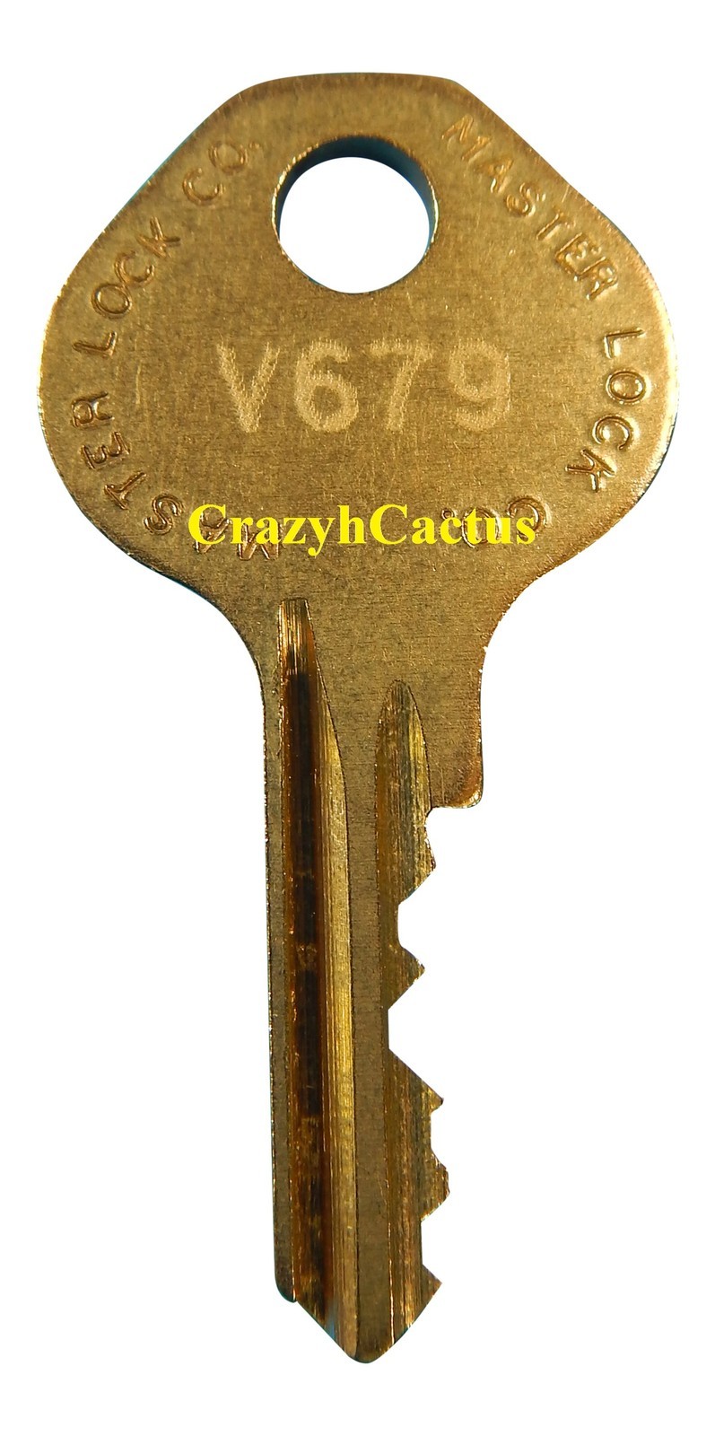Master Lock Padlock 1525 1585 2010 2076 Control Key OEM Original Master Key V679