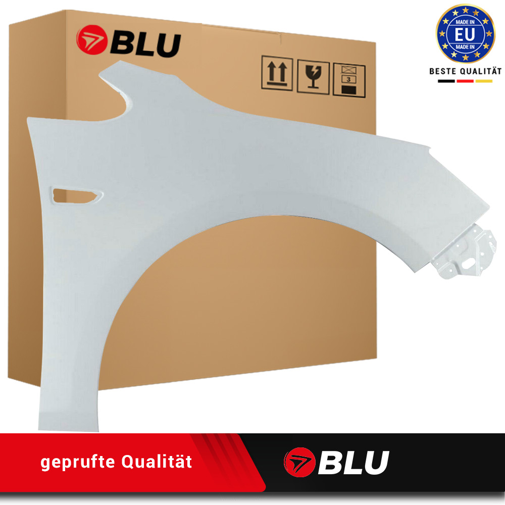 Fender for Opel Astra J 4 IV Z40R right white 2009-front painted new