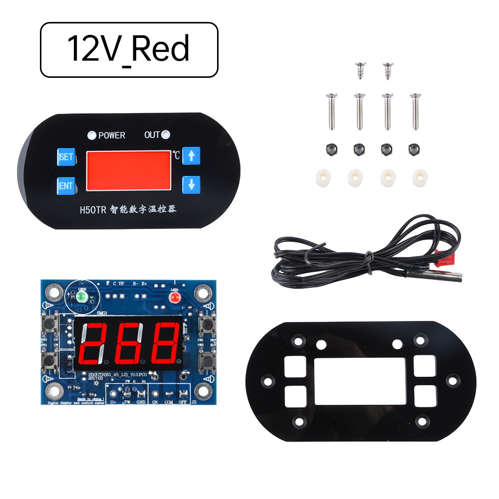 H50TR Digital Temperature Controller DC12V 24V NTC Sensor -55~120°C Thermostat