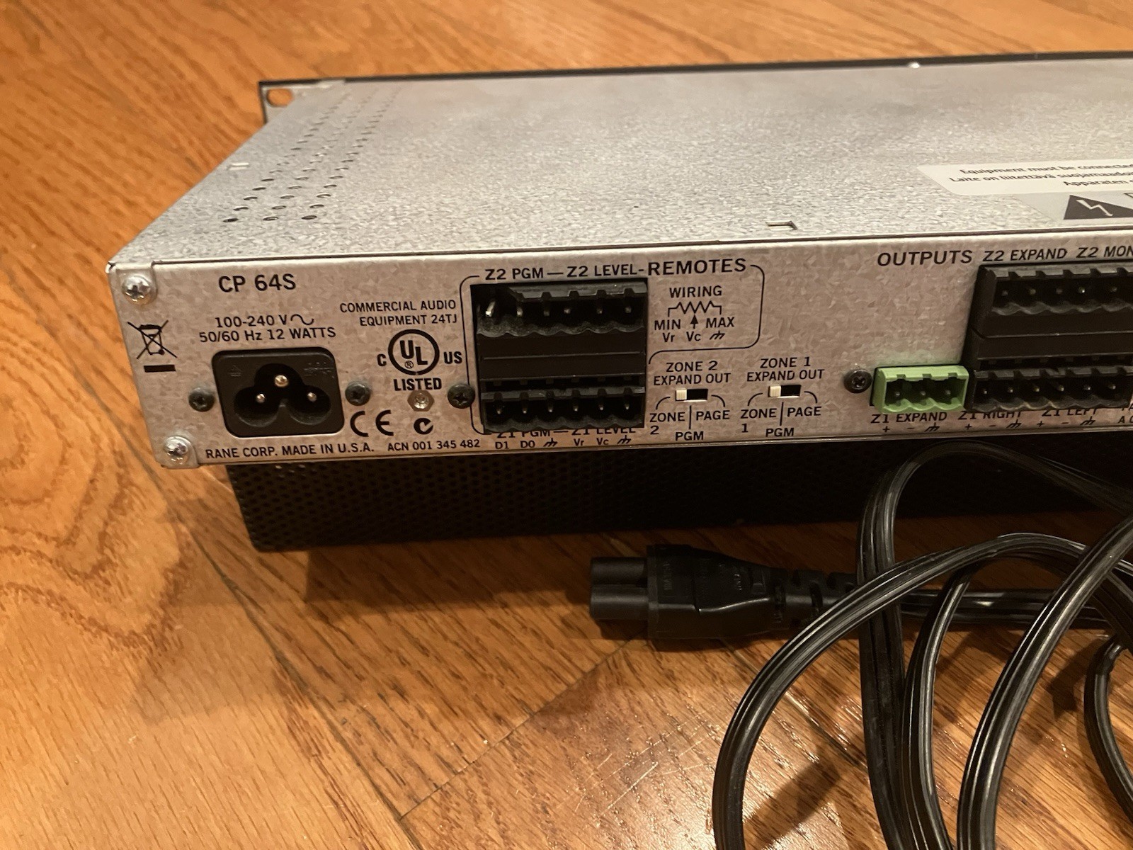 Rane CP 64S Audio Processor EQ/Ducking (FULLY TESTED)