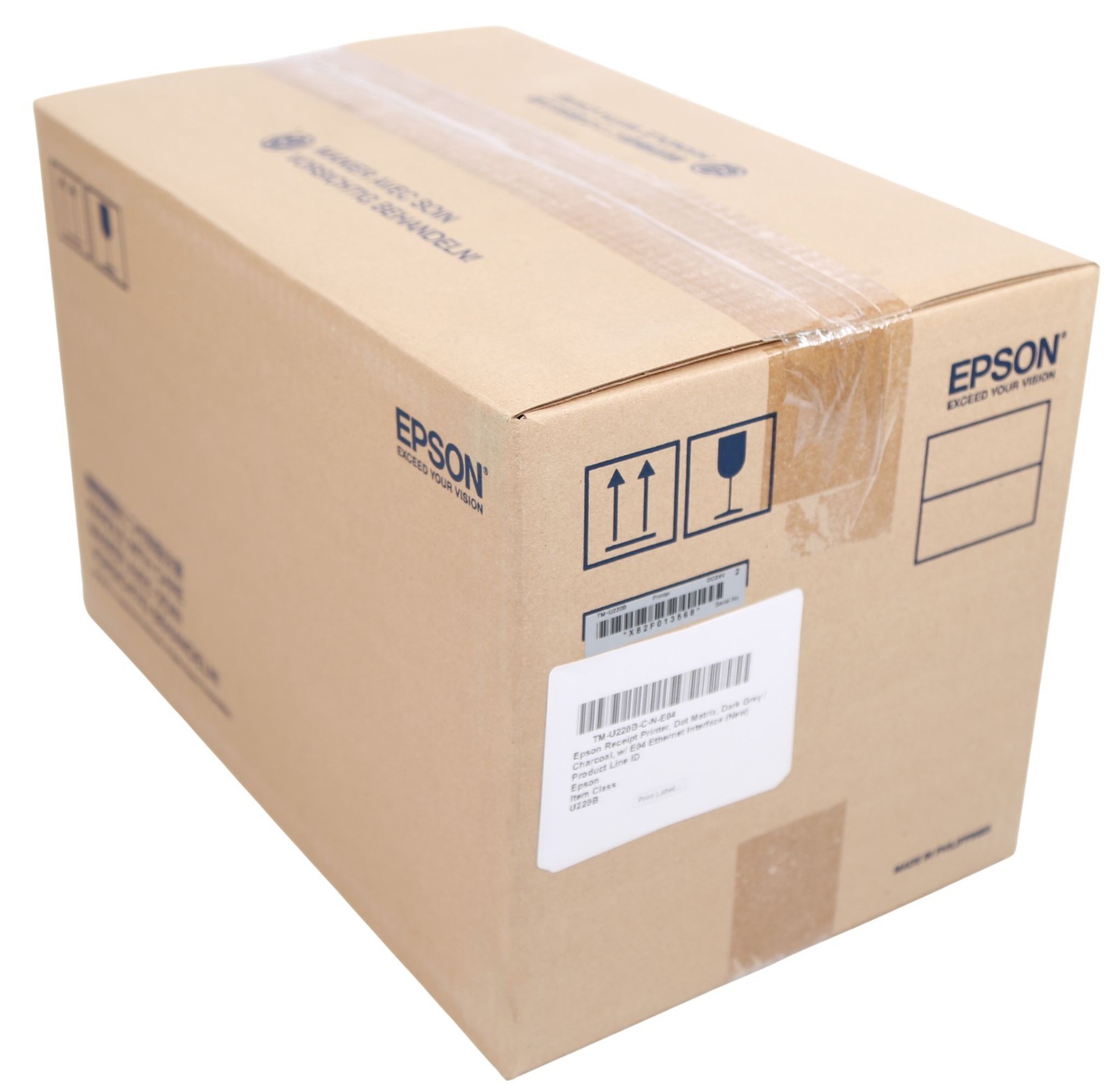 Epson Receipt Printer, Dot Matrix, Grey, w/ E04 Ethernet Interface, New