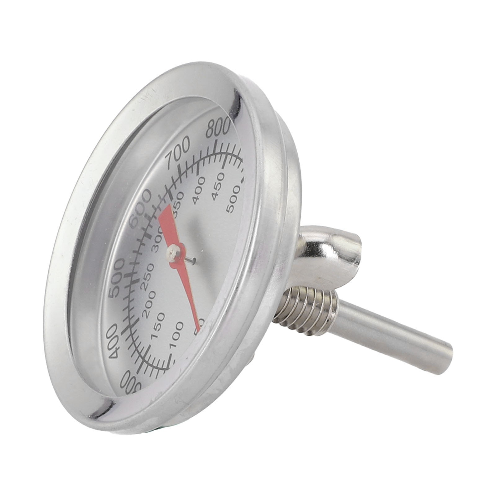 Practical Grill Thermometer 50~500?? Color: Silver Material: Stainless Steel