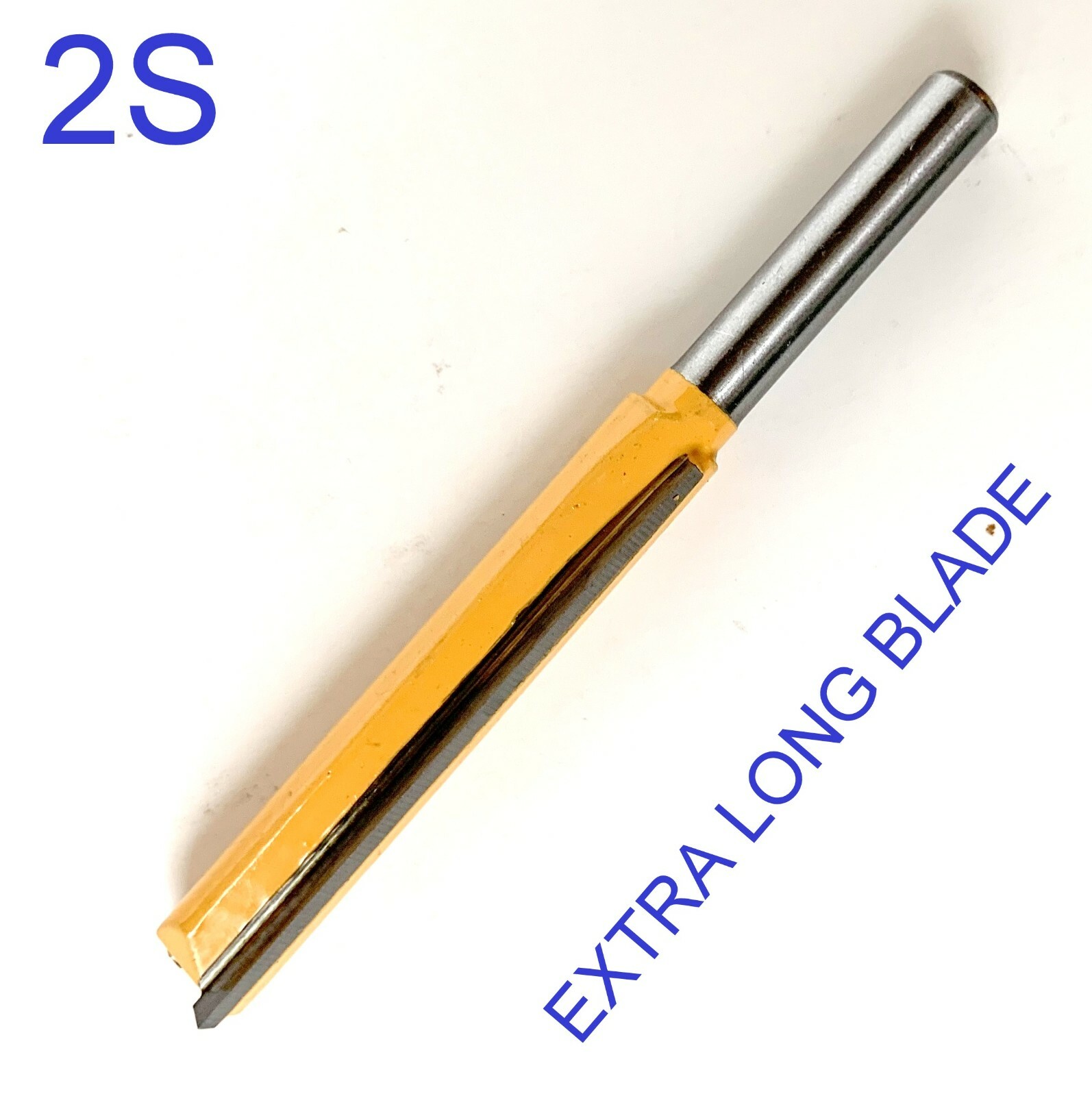 1 pc 1/4" SH 2" Extra Long Straight Router Bit S