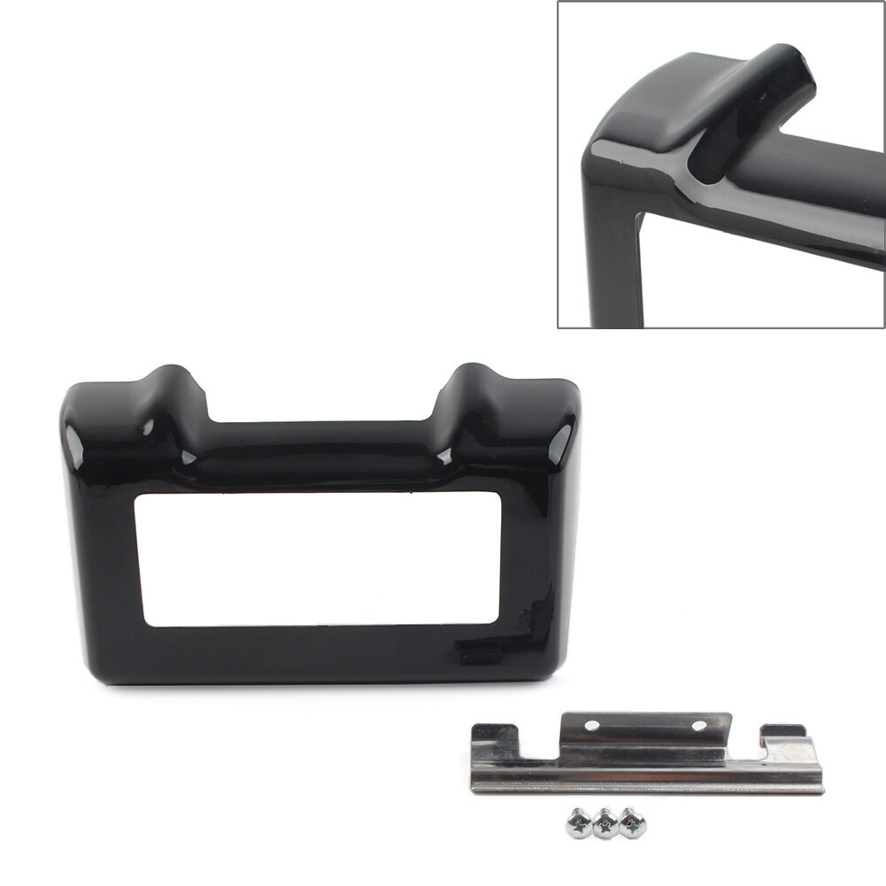 Oil Cooler Cover Fit Harley Touring Road King Electra Road Glide FLHX Black ABS