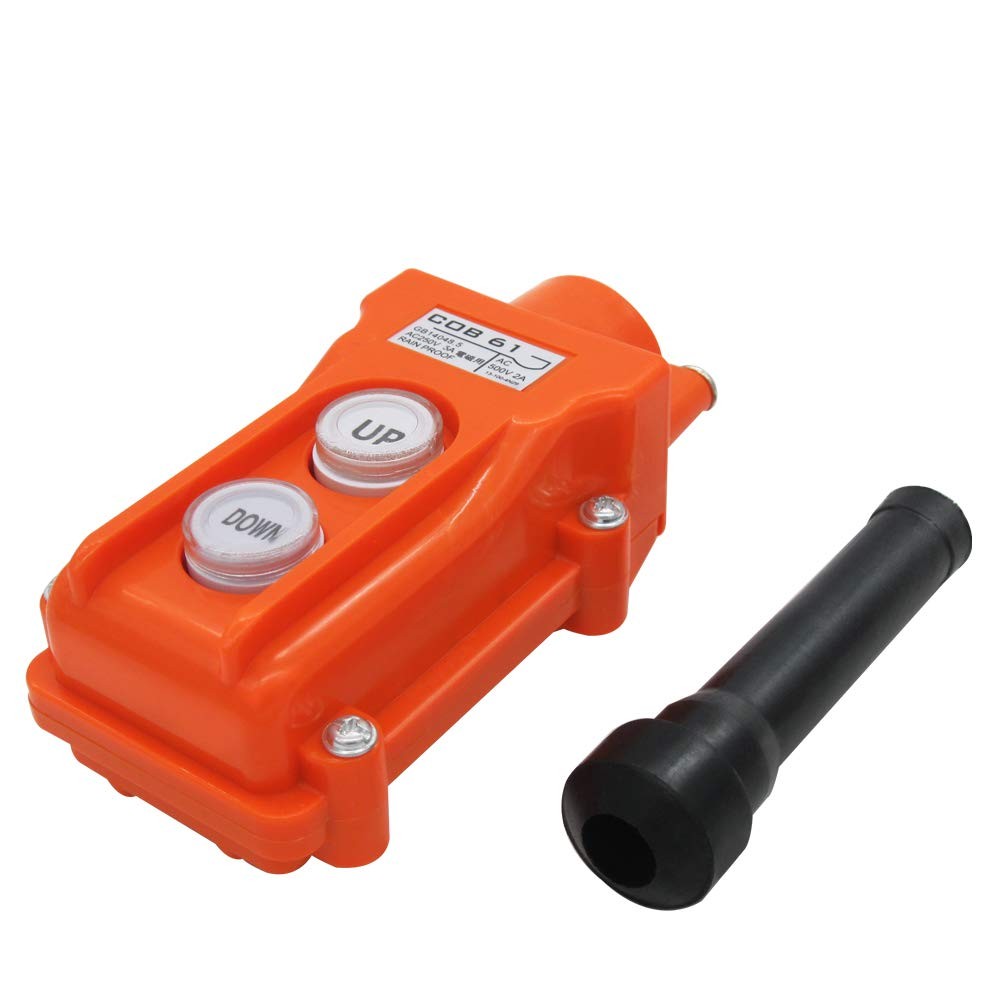 2pcs Dump Trailer Remote Up Down Hoist Control Switch Momentary