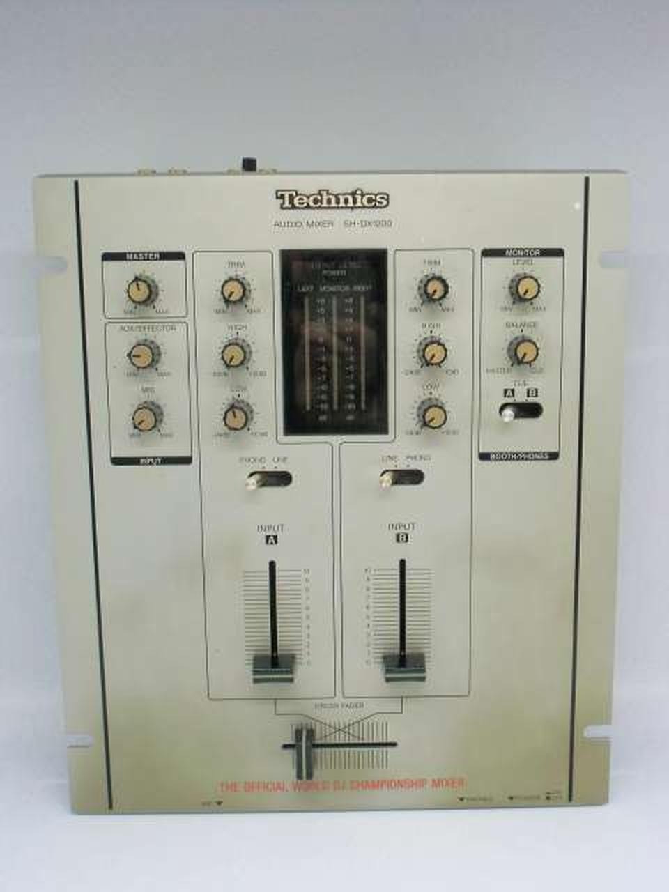 Technics SH-DX1200 Silver DJ Audio Mixer 2-Channel DMC World Championship Used