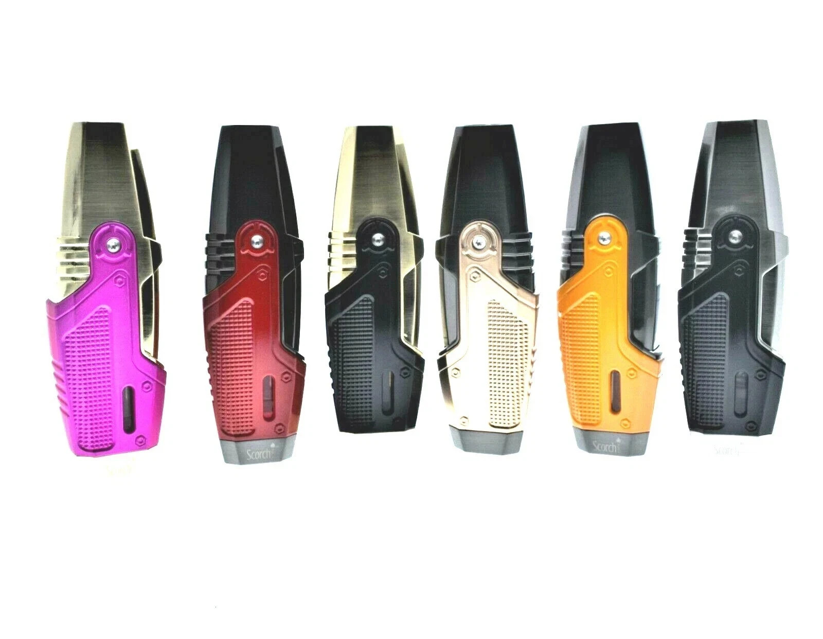 Scorch Torch 61590 – Dual Flame Torch Lighter | Choose Your Color | Refillable