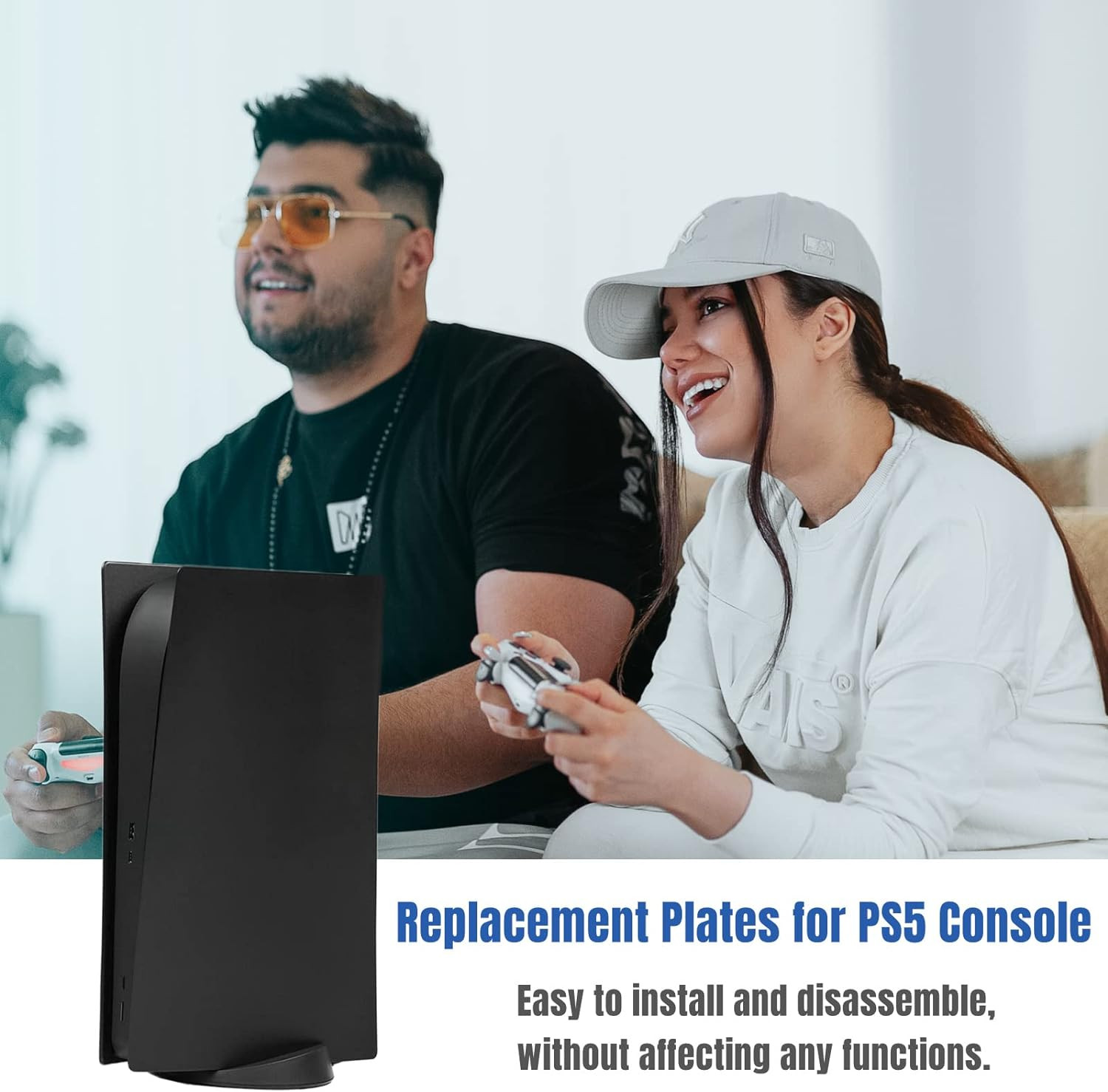 Digital Edition Face Plates Cover Skins Shell Panels for PS5 Console, Accessorie