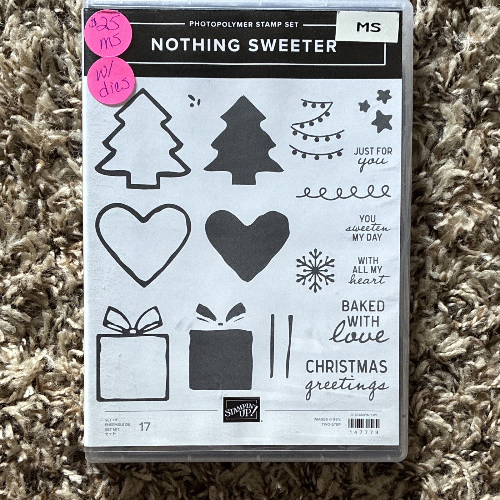 Stampin' Up! Nothing Sweeter Photopolymer Stamp Set & Coordinating Dies 147773