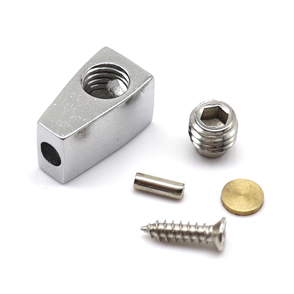 5 String Headless Bass Nuts Single String Nuts for 5 String Electric Bass Silver