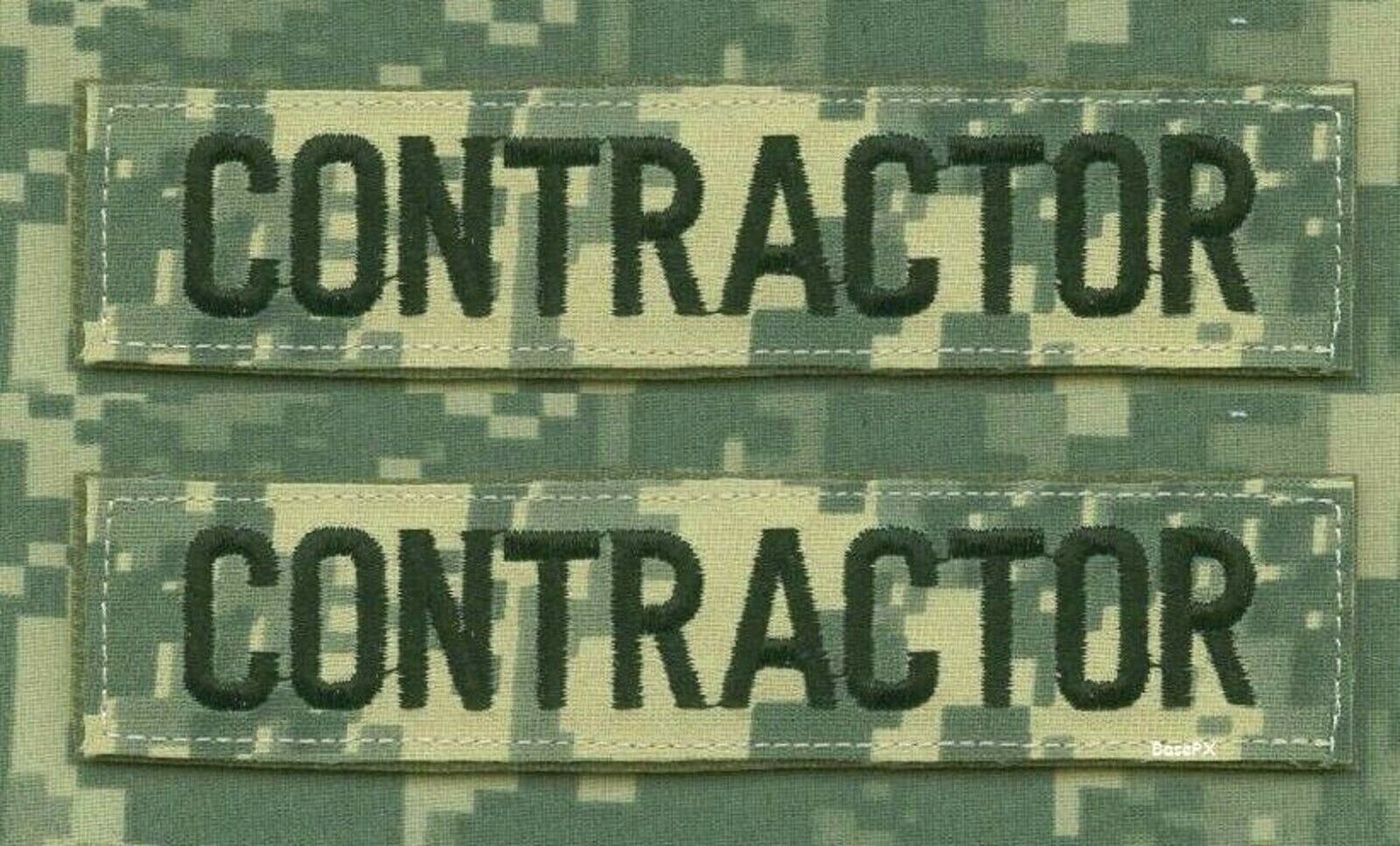 PRIVATE MILITARY DIPLOMATIC DSS SECURITY CONTRACTOR PMC velkrö 2-TAB: CONTRACTOR