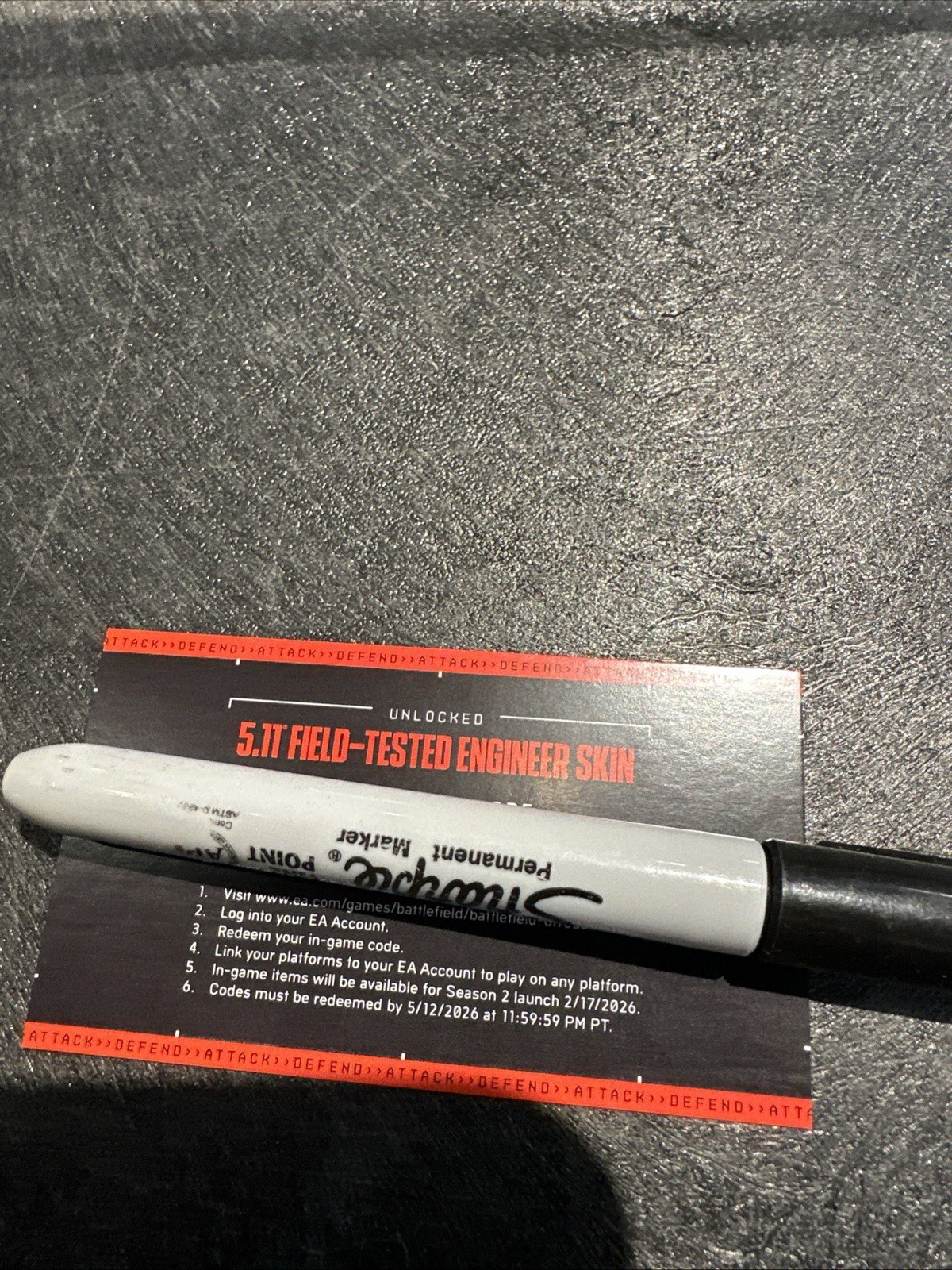 5.11 x Battlefield 6 Digital Skin Code (Read Description)