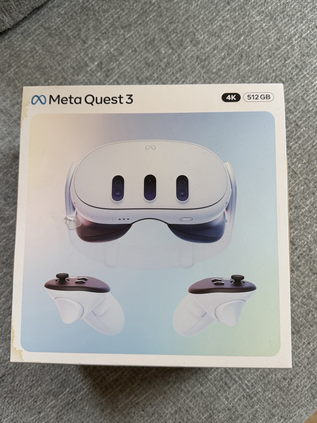Meta Quest 3 Virtual Reality Headset 512GB White with Controllers