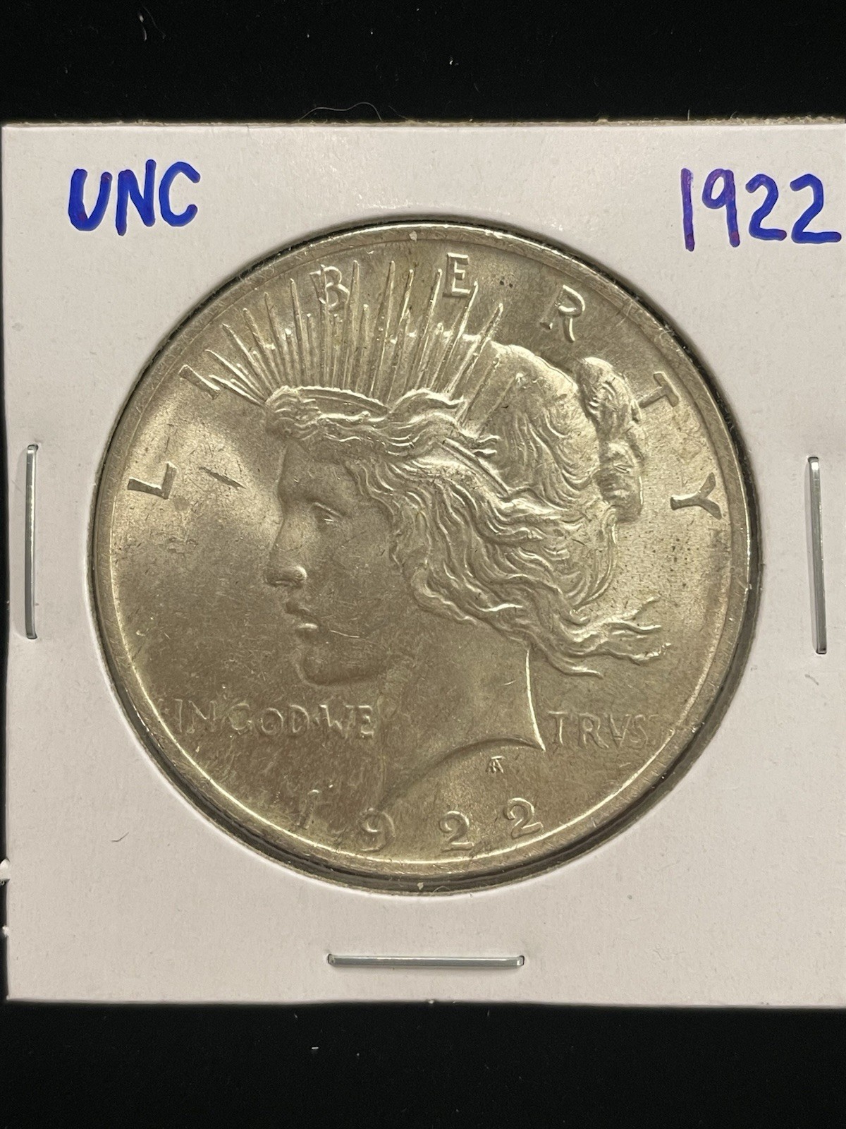 1922 P Peace Silver Dollar  UNC