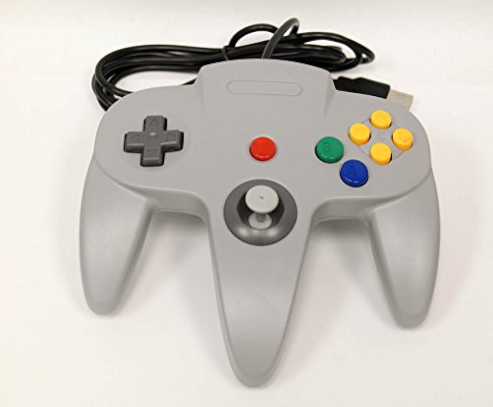 Mars Devices N64 USB Controller Grey Gamepad USB Brand New