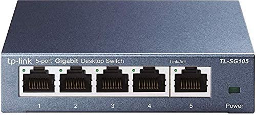 TP-Link5 Port Ethernet Network Switch Unmanaged(TL-SG105-605) Refurbished