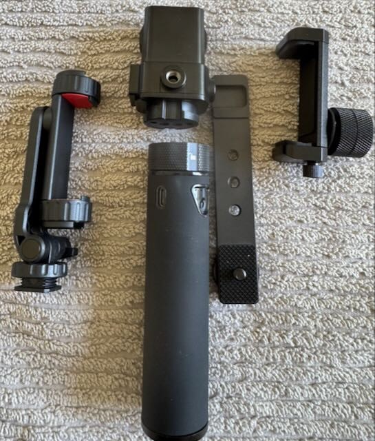 DJI Osmo Pocket 3-Axis Gimbal Stabilized Handheld Camera, Many Accessories