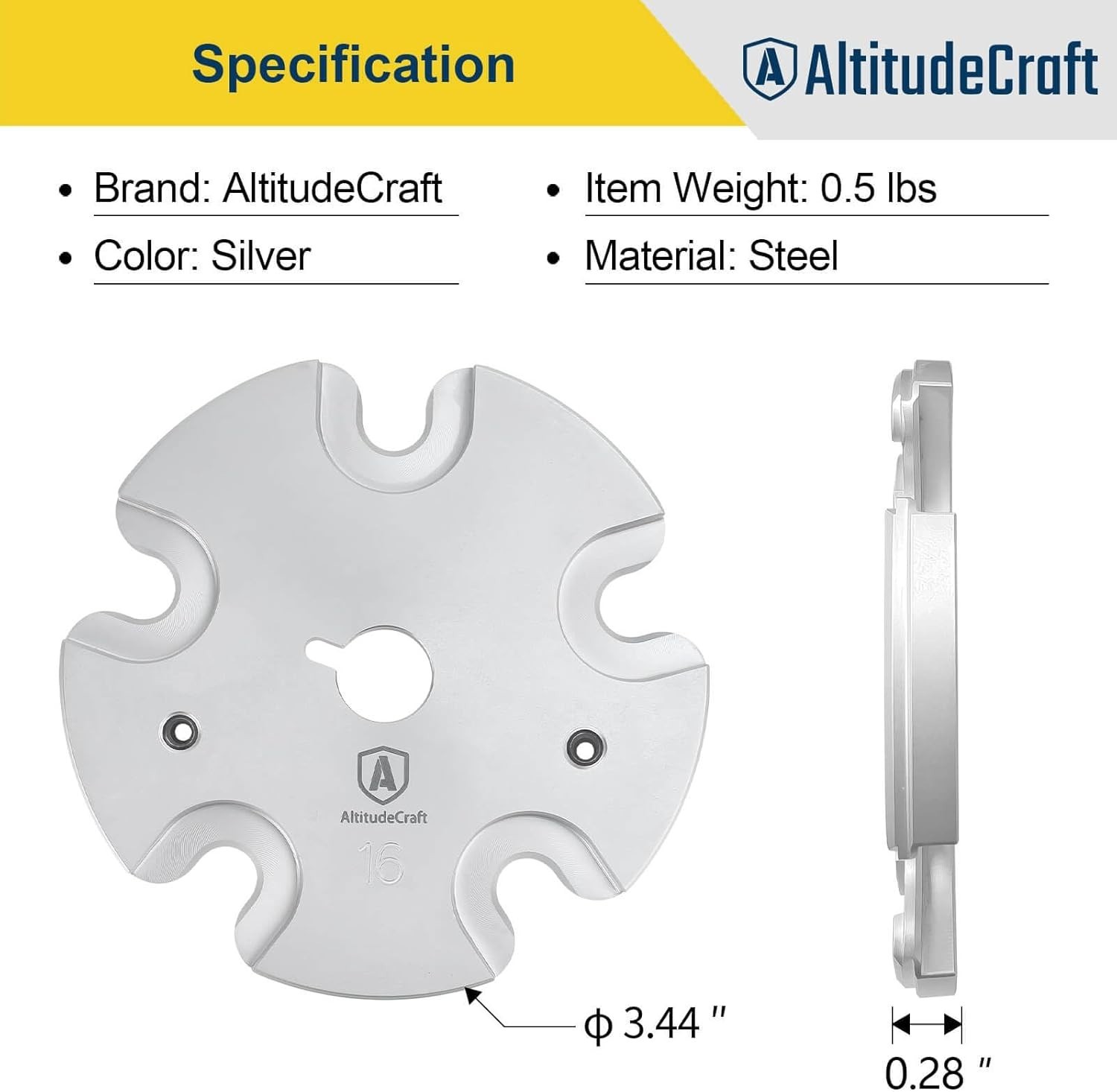 Precision-Engineered Hornady Lock-N-Load Shell Plate^