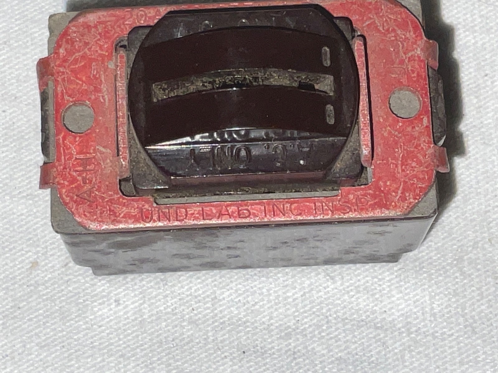 Cooper Arrow Hart DESPARD 20A Brown Not Push Button Light Switch Mid Century MC