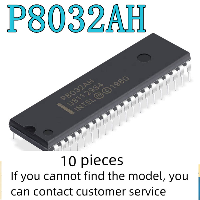 10 piece set P8032AH DIP40 8 bit microcontroller IC P80C32 P80C321