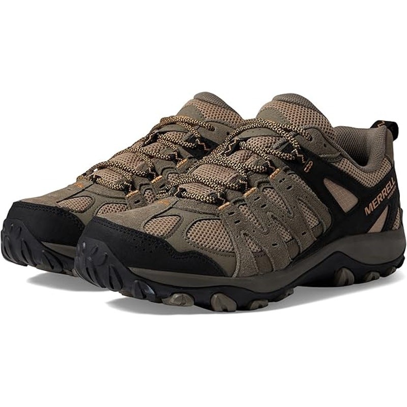 Merrell Mens 14 M Pecan Accentor 3 Waterproof Hiking Sneakers Leather P2-76