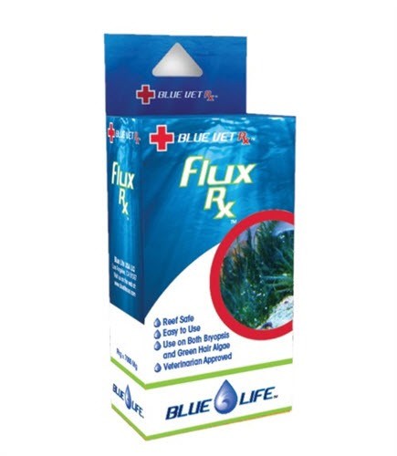 Blue Life Blue Vet Flux Rx 350Gal/7000mg Bryopsis/Green Hair Algae Treatment