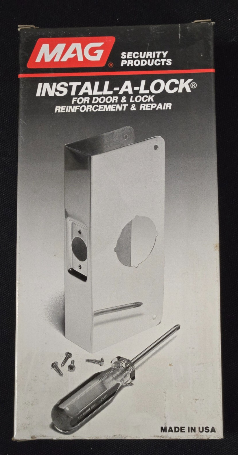 MAG 2-S Install-A-Lock Wrap Around for Door & Lock - 1 3/4" Door 2 3/8" Backset
