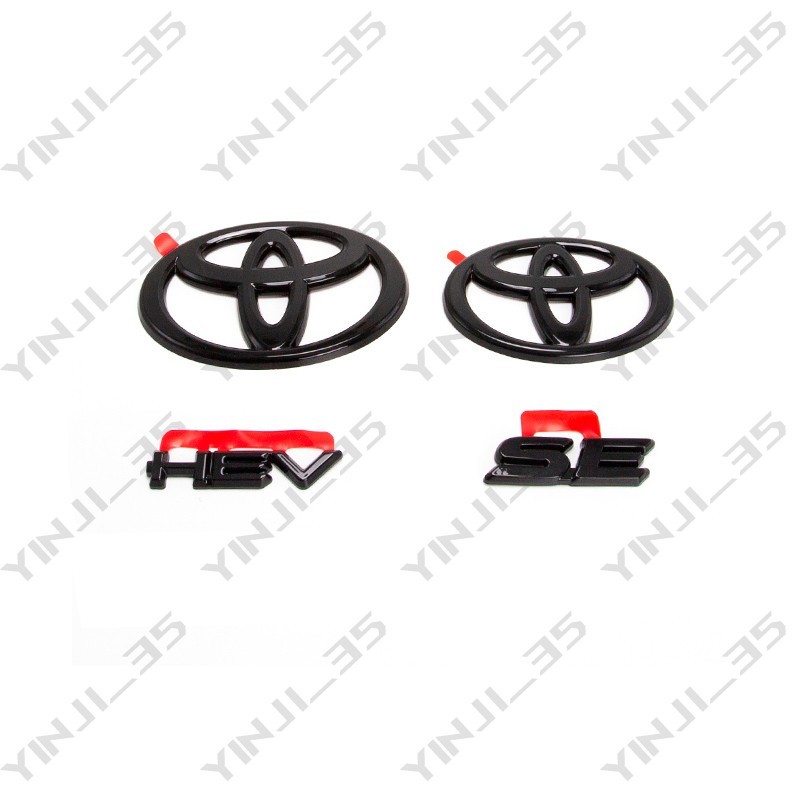 NEW Gloss TOYOTA 2025+ CAMRY HYBRID AWD SE HEV BLACKOUT EMBLEM OVERLAY KITS SET