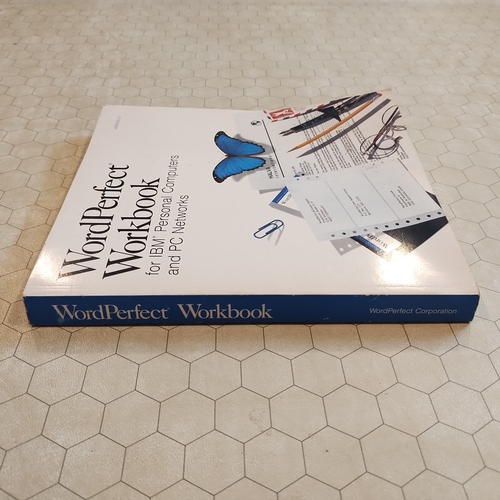 WordPerfect 5.1 Workbook/manual, IBM/PC, 1989