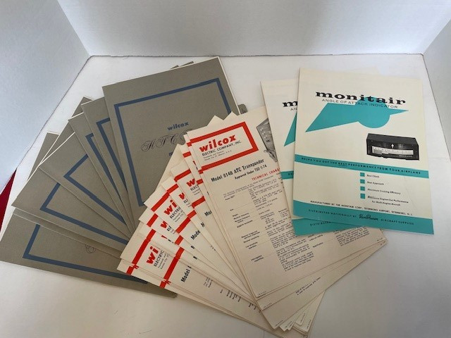 Vintage Aviation Radio/ Instrument/ Avionics Brochures, Ephemera