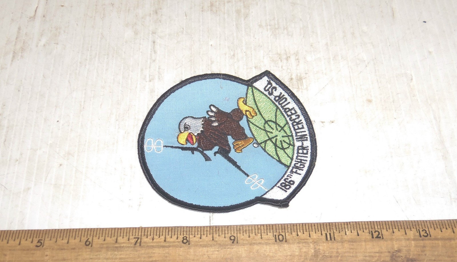 US Air Force - 186th Fighter Squadron Embroidered Patch