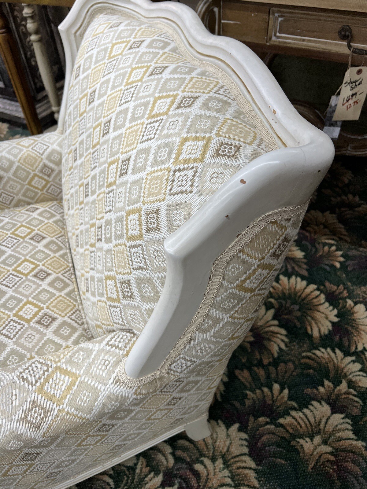 Vintage Bergere Chair