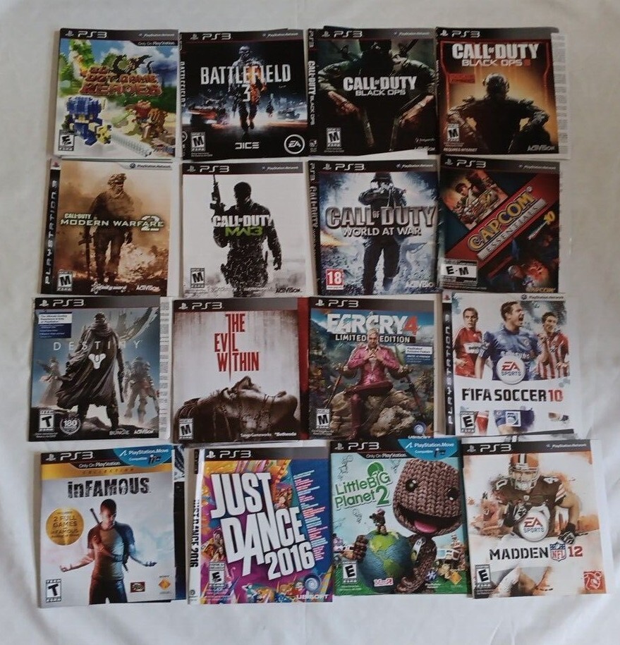 Playstation 3 Replacement Cover Art