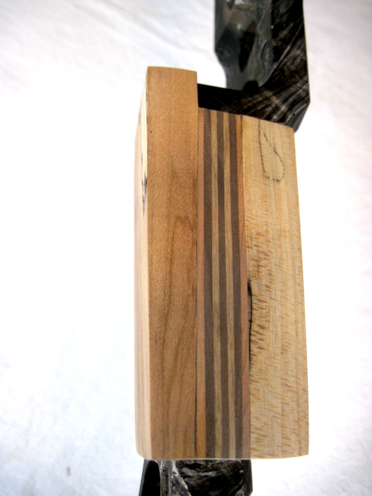 Custom Archery Bow Wood RH Rough Grip Blank Mathews Solocam Drenalin Switchback