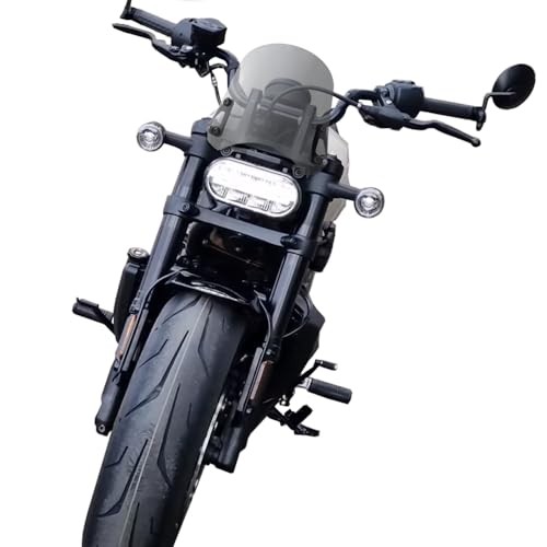 Windshield+Steel Brackets for Harley Sportster S RH1250S 2021 2022 2023 Smoke