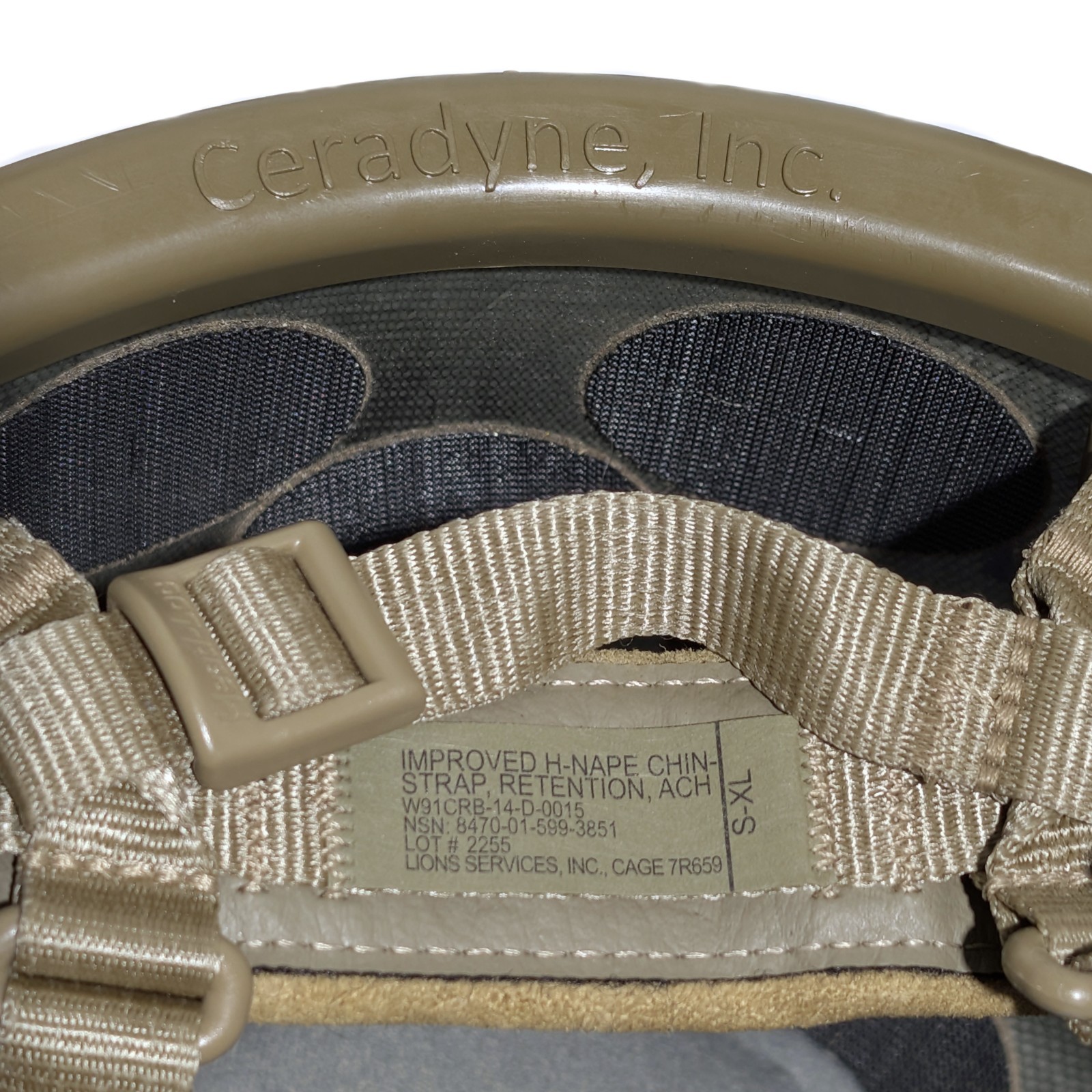 Large ECH Enhanced Combat Helmet w/ NVG Mount and MultiCam Cover