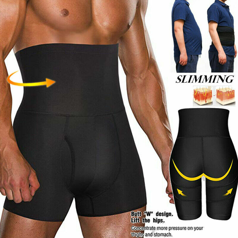 Men Faja Colombiana para Hombre High Waist Stomach Shaper Boxer Brief Shapewear