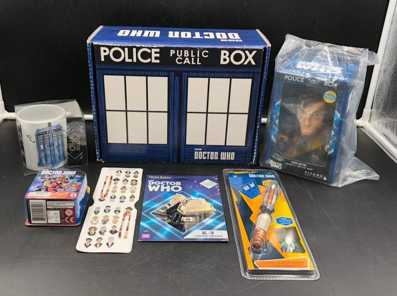 BBC Doctor Who Police Box Open Collectible Mystery Box by NERD BLOCK