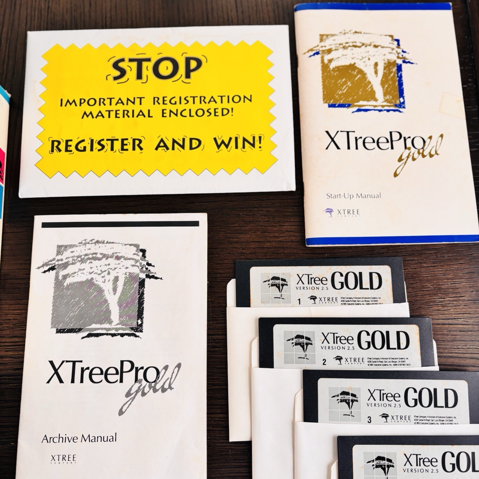 XTree Gold v2.5 DOS Utility Software Complete Boxed Set 5.25 & 3.5 Disks