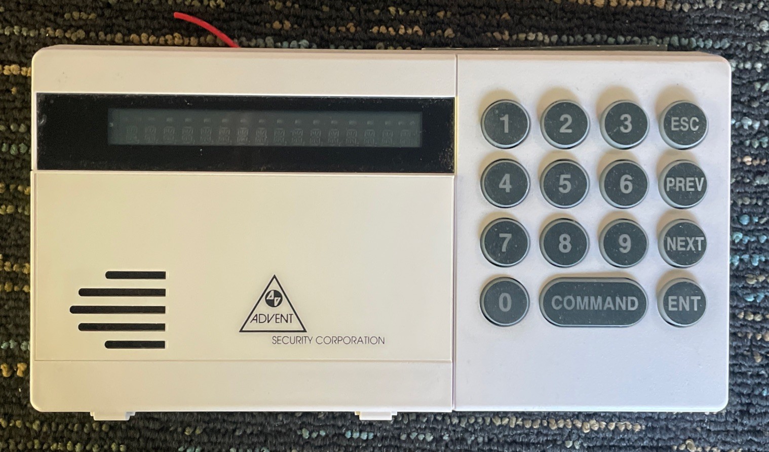 Radionics D1255TD Alpha Numeric Command Center Keypad