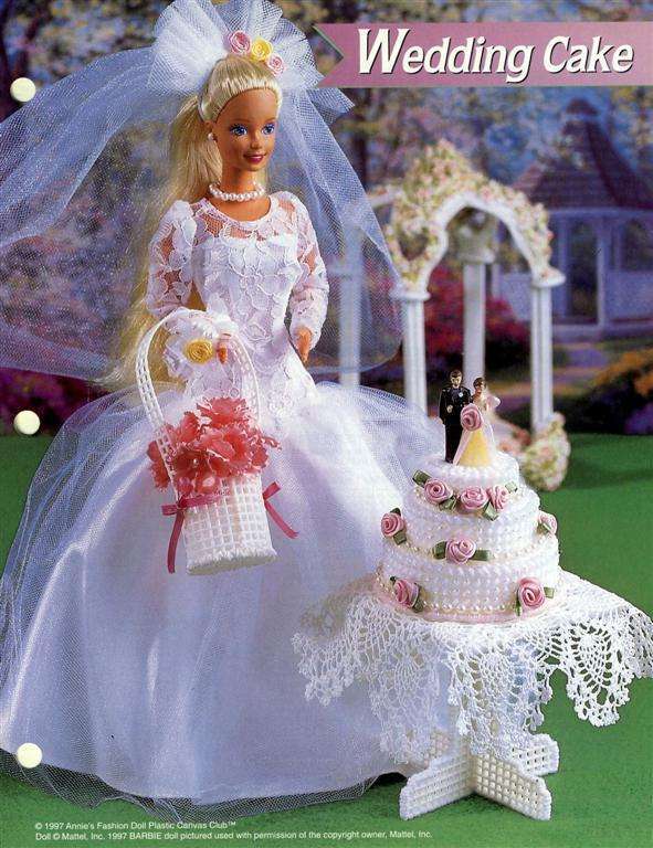 NEW WEDDING CAKE PC DESIGN FOR FASHION DOLL