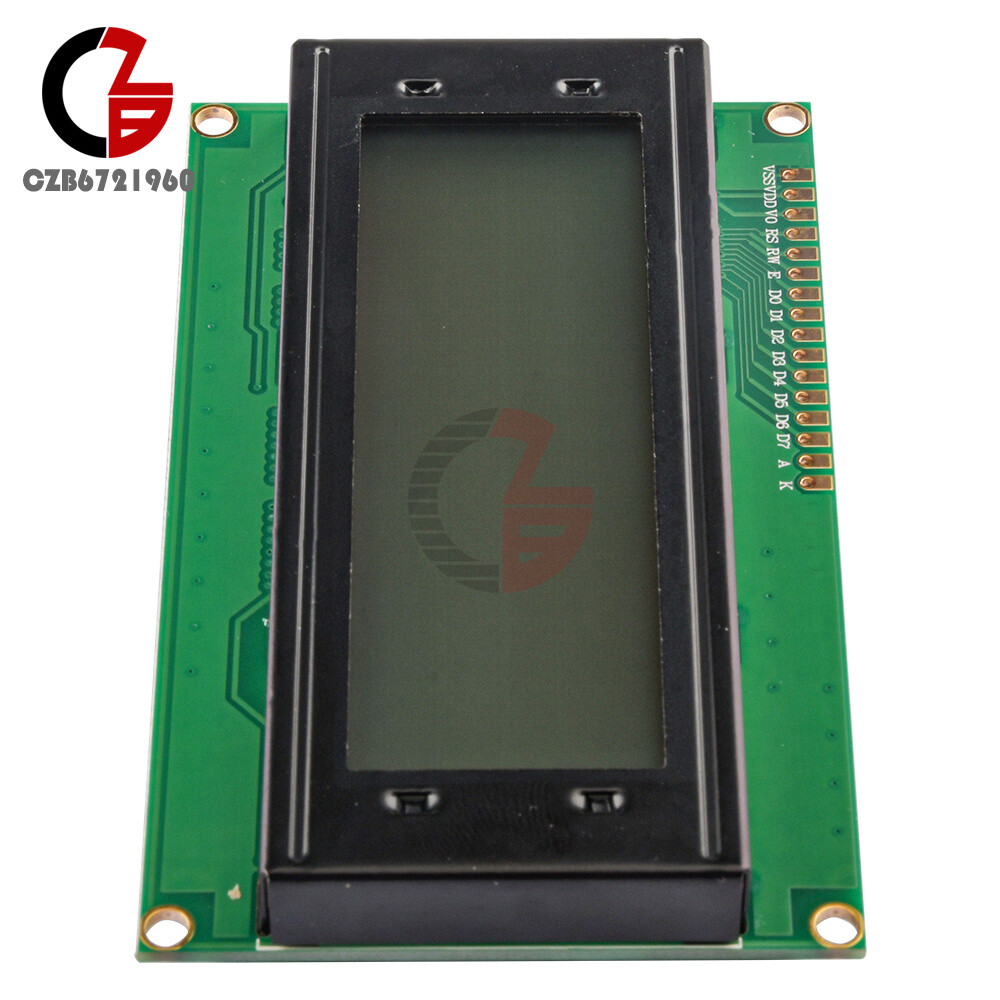 2004A LCD Display Module Character 20x4 Blacklight Display Gray Blue Screen 5V