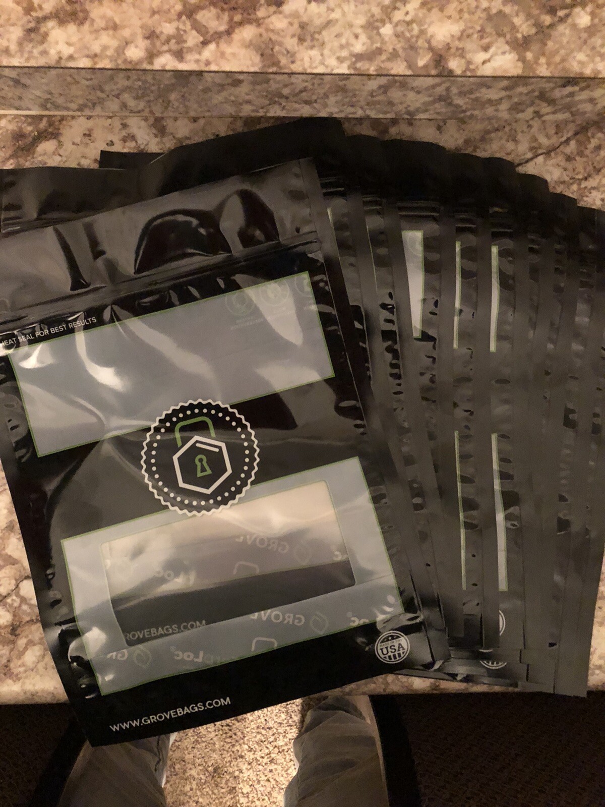 Grove Bags - TerpLoc Technology -10  1/4 Pound (4 Oz.) Bags