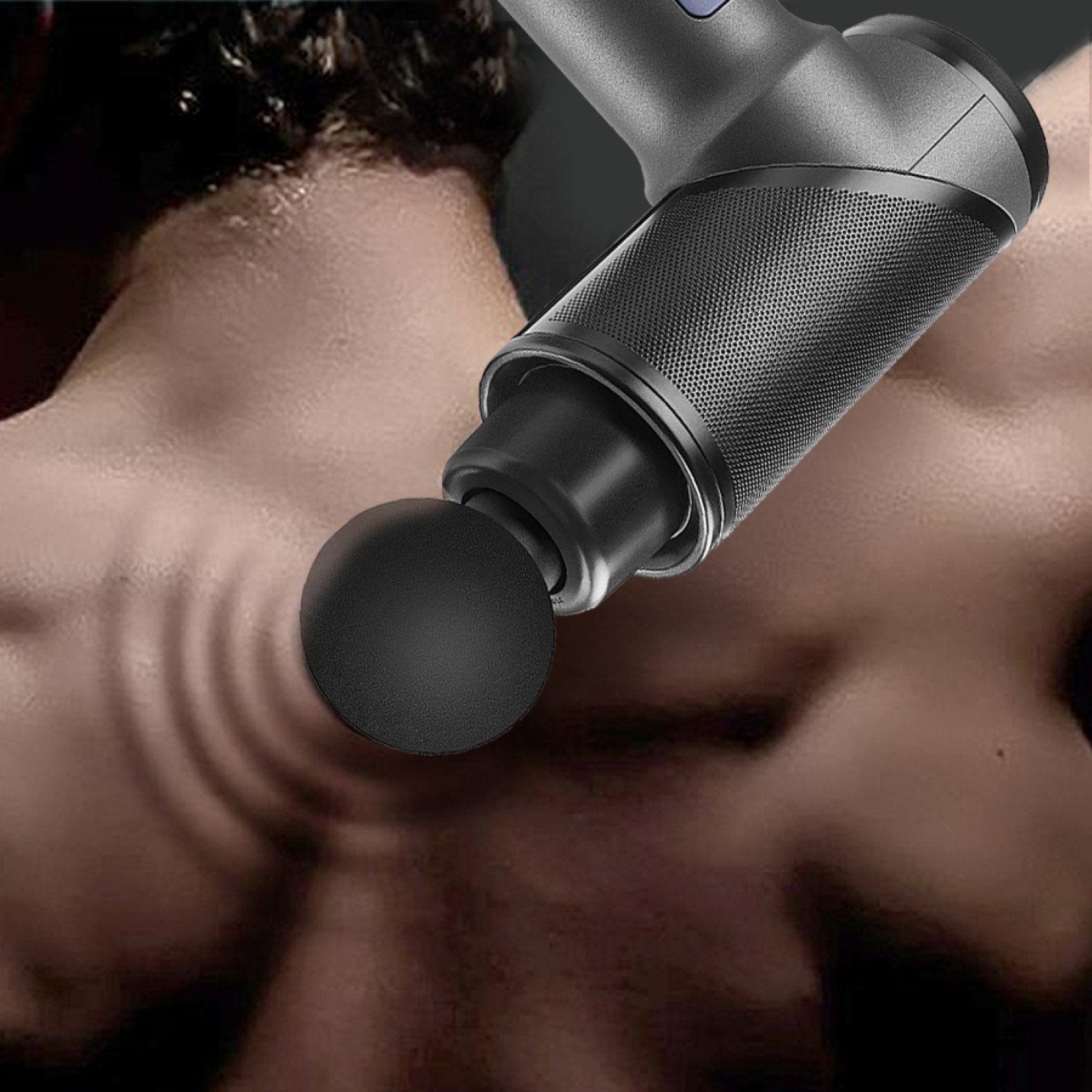 VI Pro Mini Massage Gun — Deep Tissue Percussion Massager with 6 Attachments