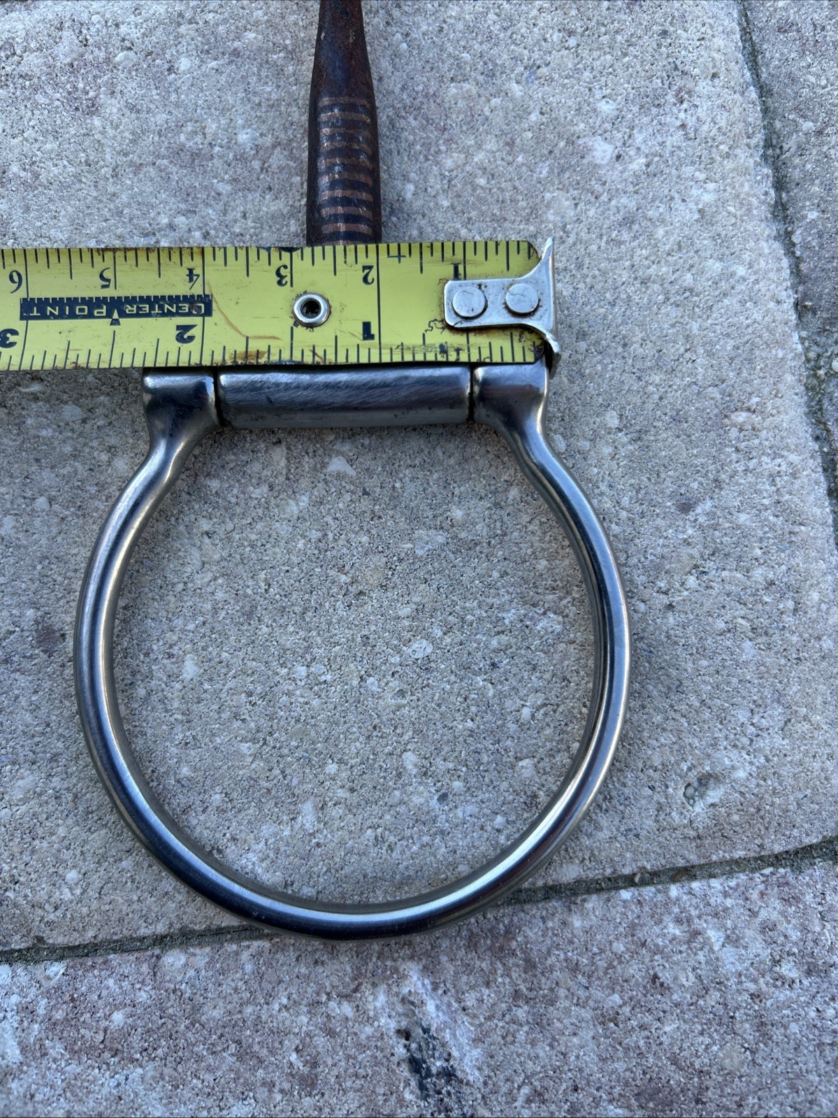Snaffle Bit Dee Ring Smooth With Copper Inlay 5” Riding Equestrian Horse Bit