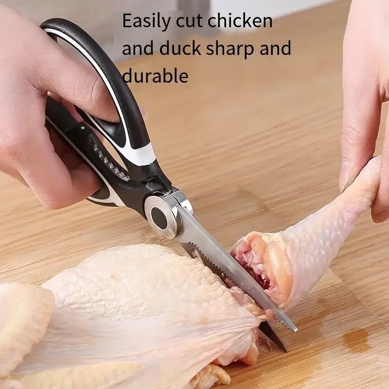 Multifunction Stainless Steel Kitchen Scissors Chicken Bone Fish Cutter
