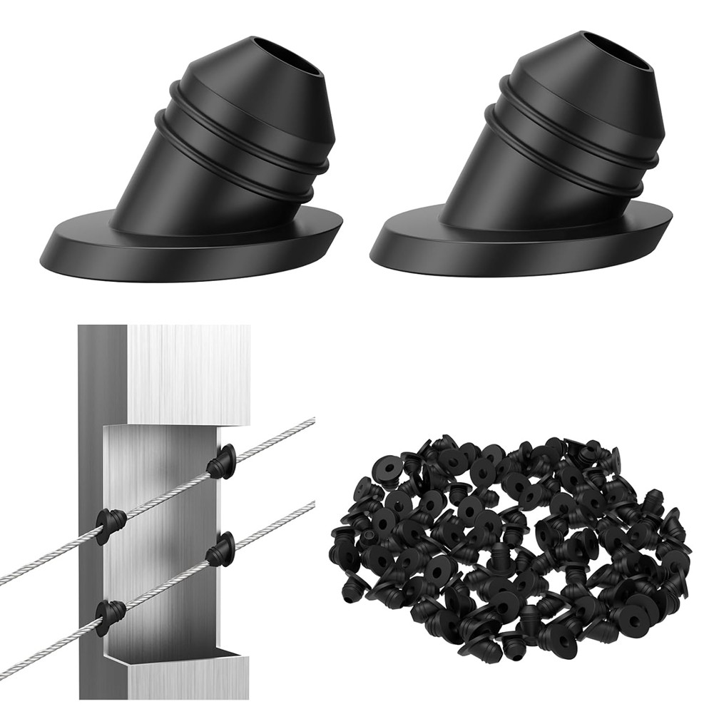 Cable Railing Cable Railing Fitting 1/8" 30 Degree Cable Railing Grommets Q8G1