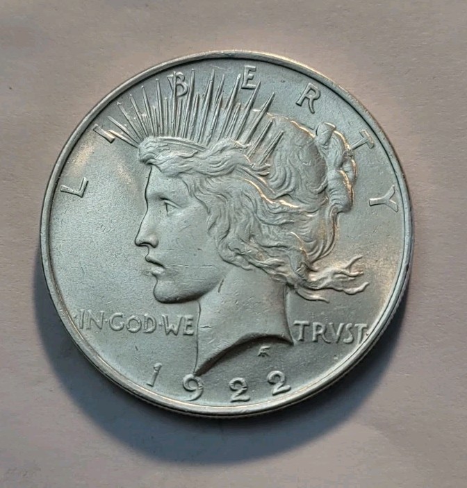 1922  Silver Peace Dollar