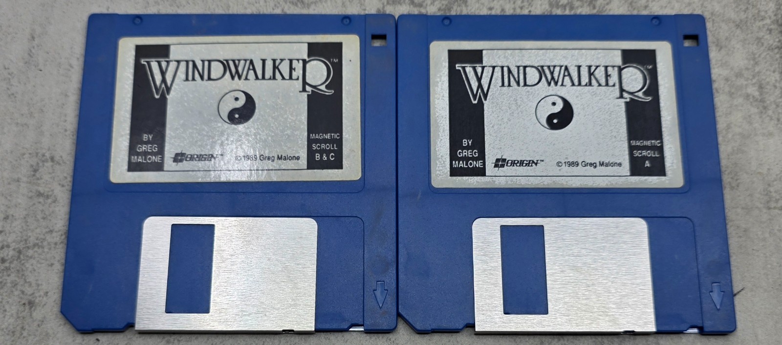 Windwalker Game (Apple IIGS ) 3.5" Floppy Disks Origin Systems 1989 RPG
