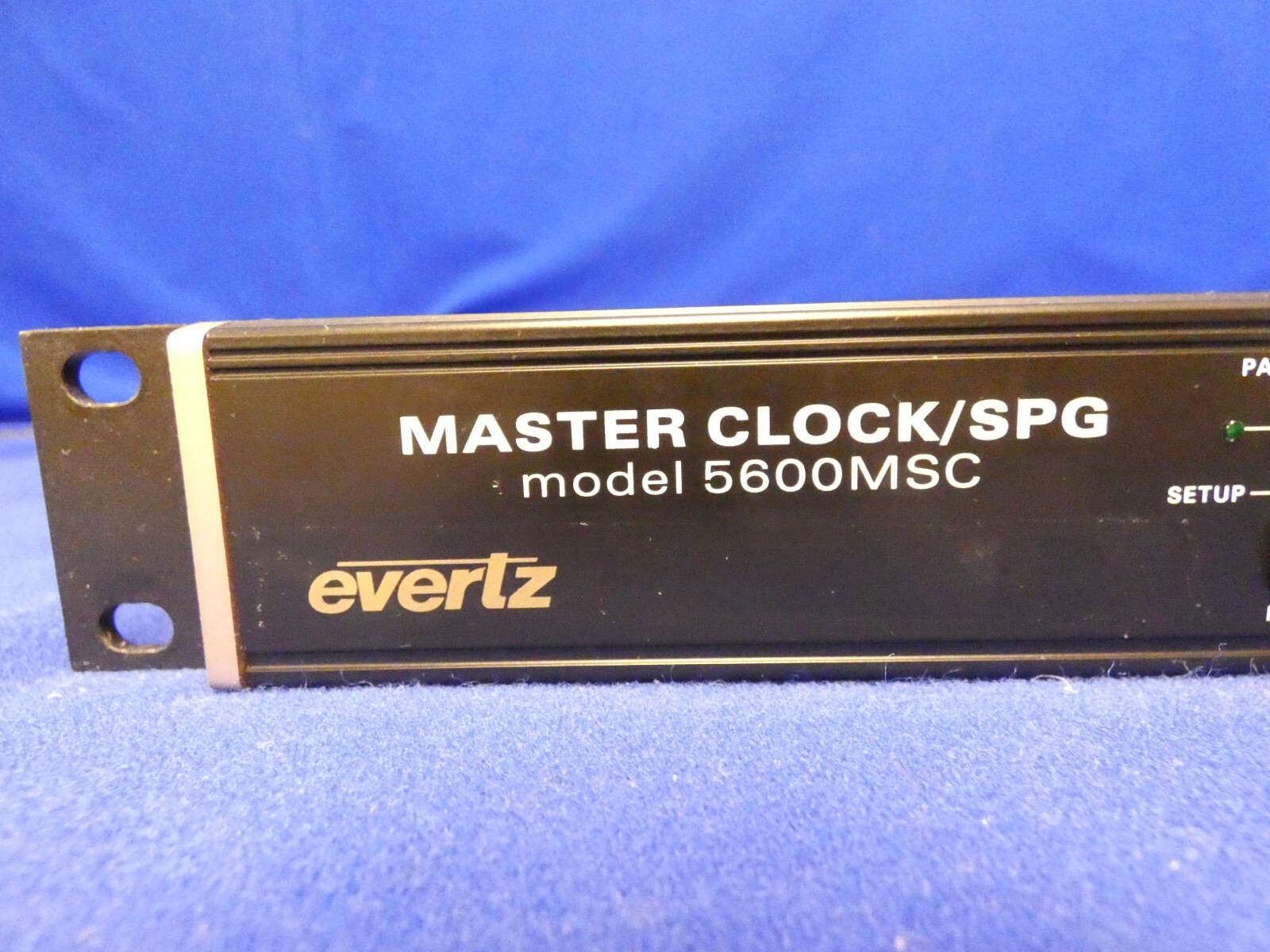 Evertz 5600MSC Master Clock/SPG w/ 2PS STGM, HTG T (tested-working fans ok)